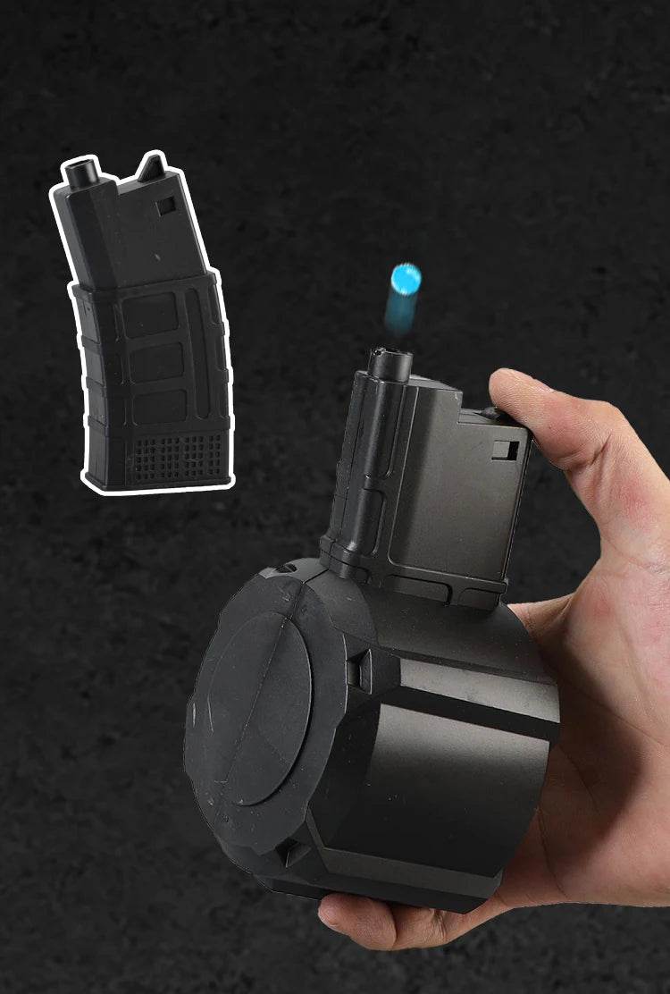 Assault Rifle Electric Burst Gel Bomb Fully Automatic Hand Operated Kids Toy Gun Launcher Electric M416 - ToylandEU