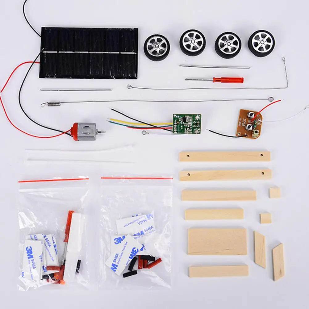 Assemble Solar Car DIY Electronic Kit Creative Inventions for Kids Motor Ability and Active Thinking Educational Technology Toy - ToylandEU
