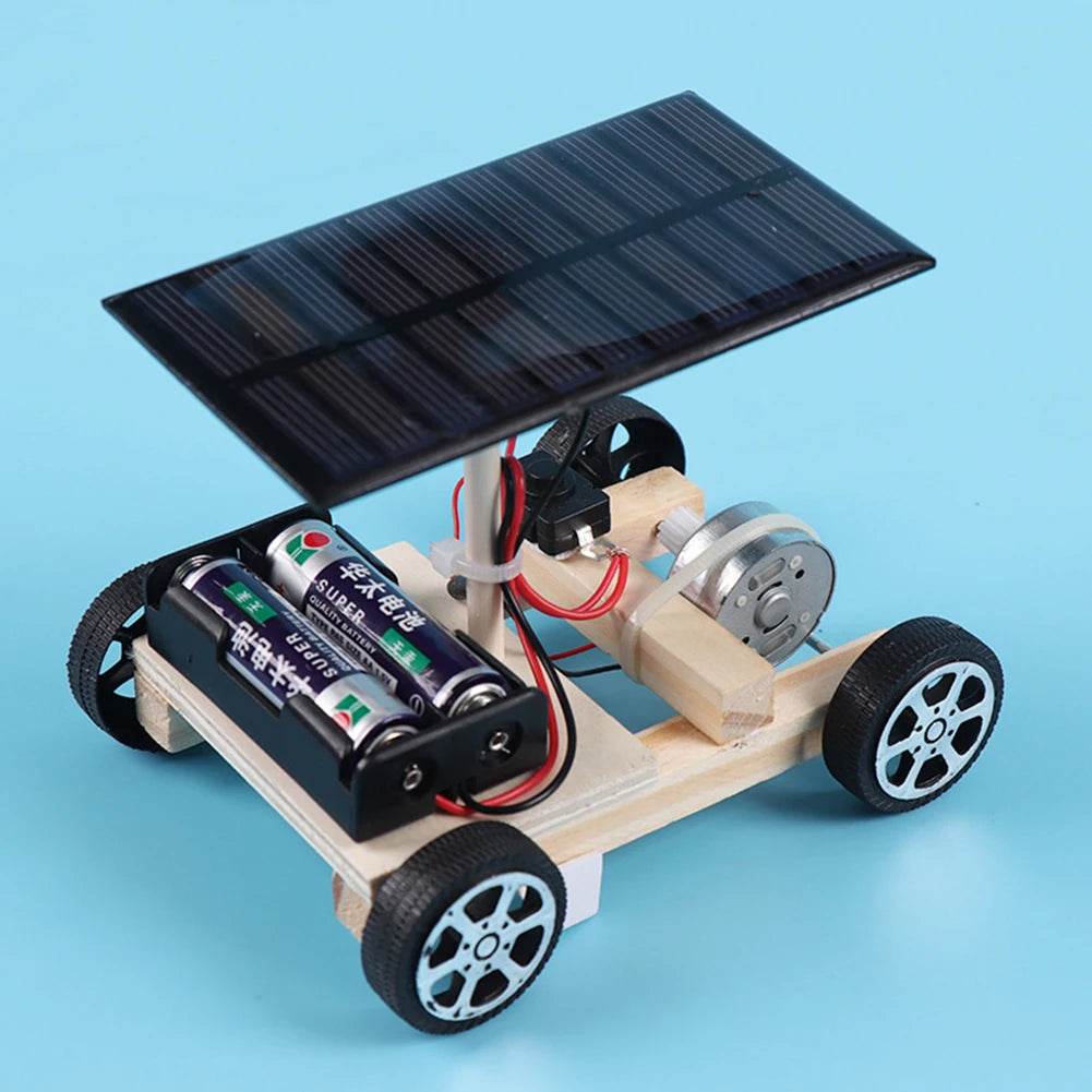 Assemble Solar Car DIY Electronic Kit Creative Inventions for Kids Motor Ability and Active Thinking Educational Technology Toy - ToylandEU