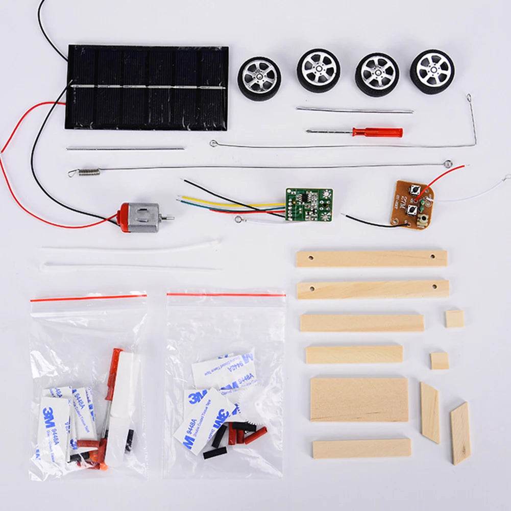 Assemble Solar Car DIY Electronic Kit Creative Inventions for Kids Motor Ability and Active Thinking Educational Technology Toy - ToylandEU