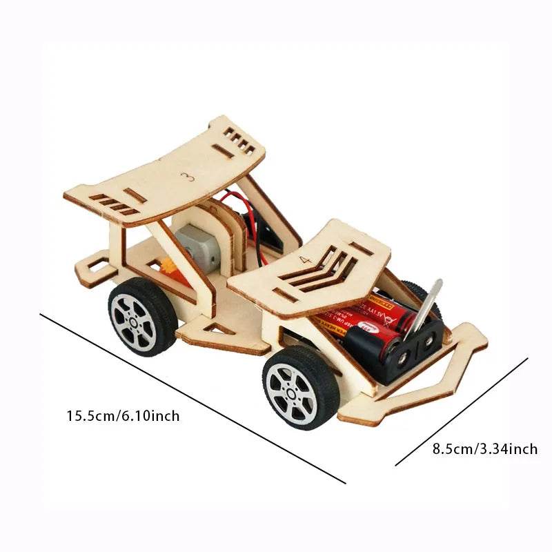 Assembly Racing Science Small Manufacturing Invention DIY Assembly Material Pack Experiment Handmade Children's Puzzle Toys - ToylandEU