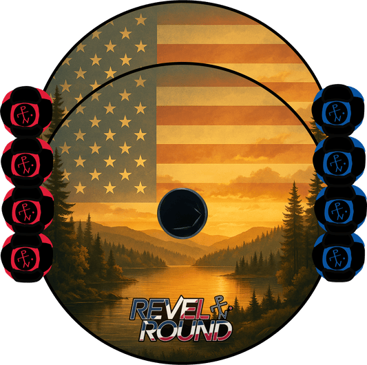 Sunset Salute Edition | Revel Round Lawn Toss Game Set
