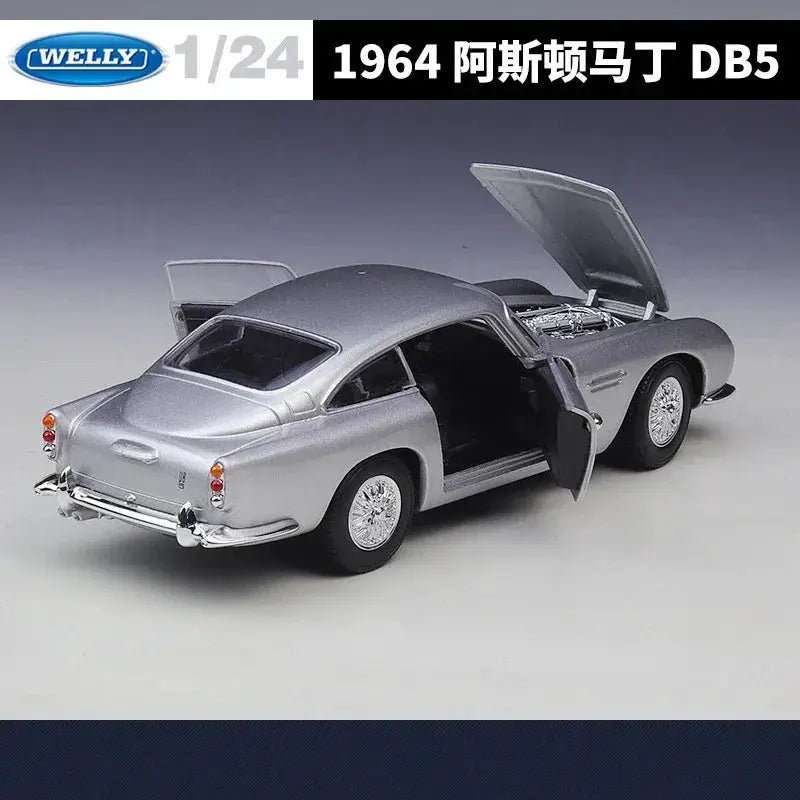 Aston Martin DB5 Diecast 124 Scale Model Car Collectible - ToylandEU