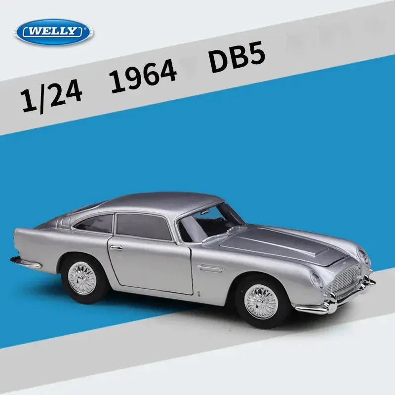 Aston Martin DB5 Diecast 124 Scale Model Car Collectible - ToylandEU