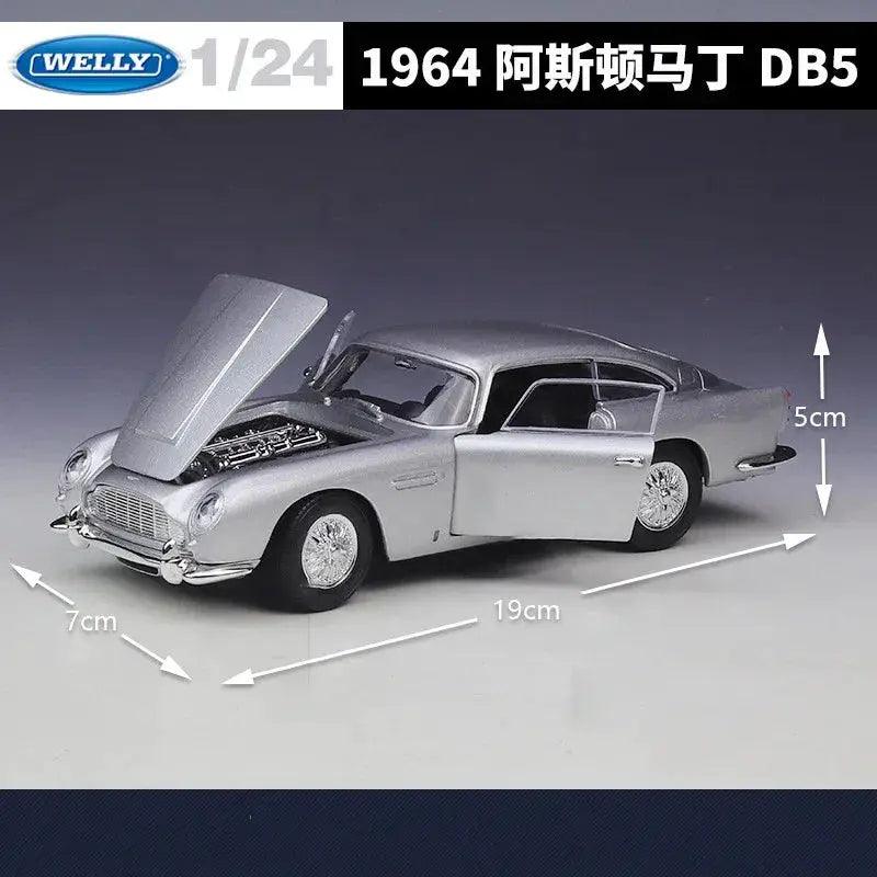  Aston Martin DB5 Diecast 124 Scale Model Car Welly -  ToylandEU™