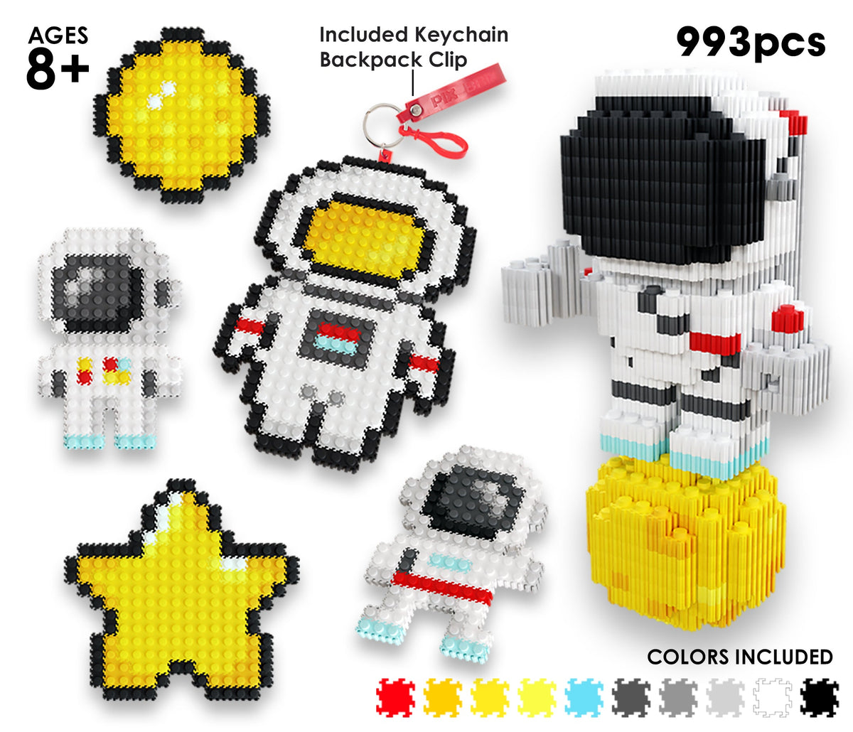 Astronaut Building Set | 993 Pieces | Toylandeu™