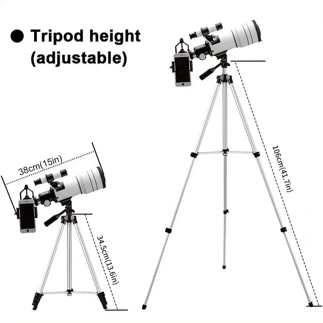 Astronomical Telescope 70mm HD High Magnification For Moon Watching - ToylandEU