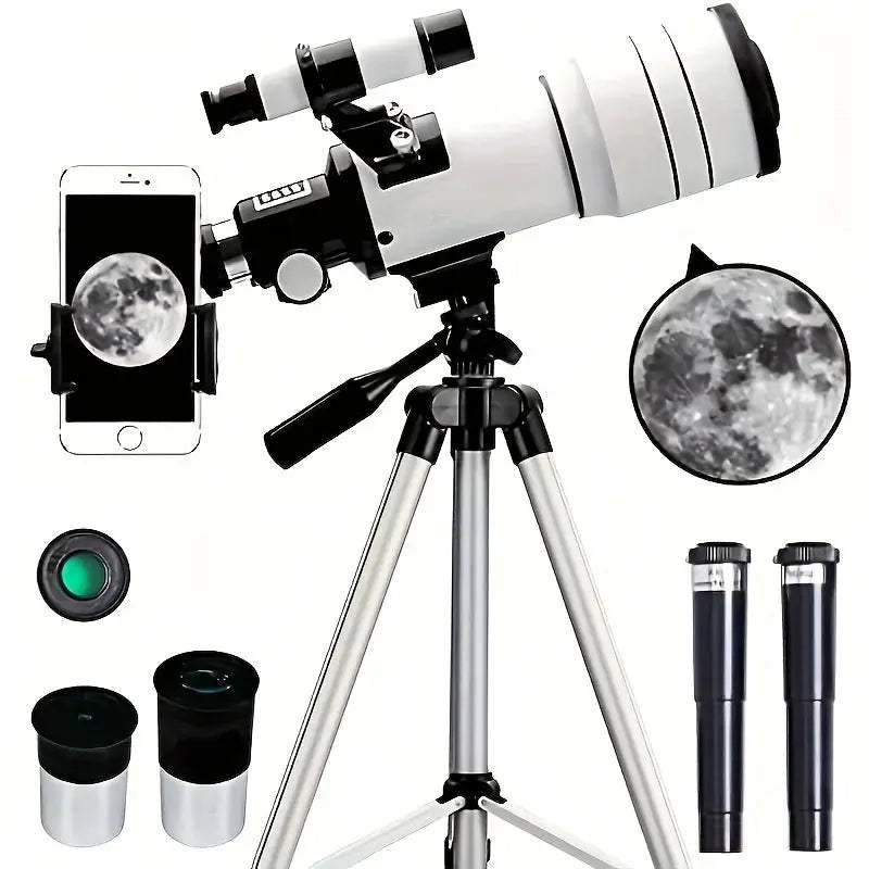 Astronomical Telescope 70mm HD High Magnification For Moon Watching - ToylandEU