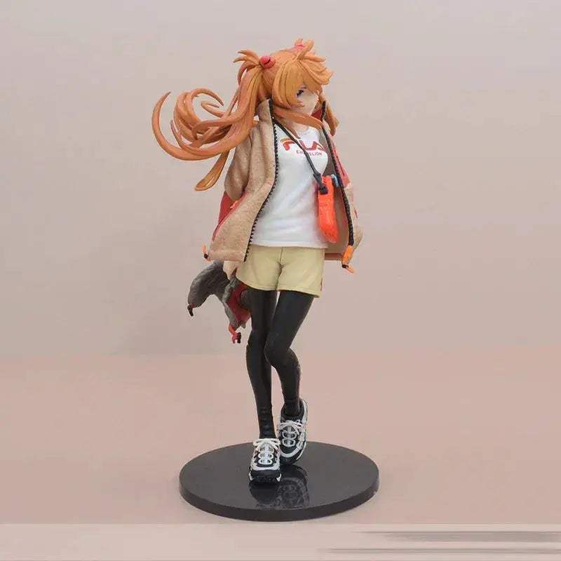 Asuka Langley Soryu Anime Figurine, Neon Genesis Evangelion EVA Action Figure 23 CM - ToylandEU