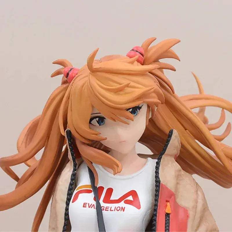 Asuka Langley Soryu Anime Figurine, Neon Genesis Evangelion EVA Action Figure 23 CM - ToylandEU