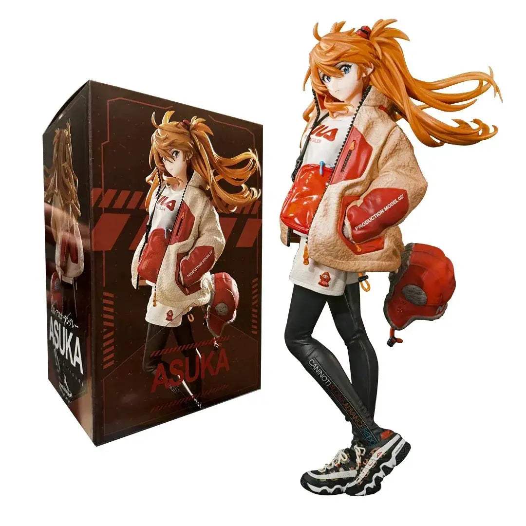 Asuka Langley Soryu Anime Figurine, Neon Genesis Evangelion EVA Action Figure 23 CM - ToylandEU