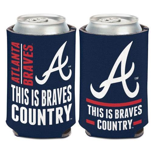 Atlanta Braves 12oz Can Cooler Slogan Design Wincraft - ToylandEU