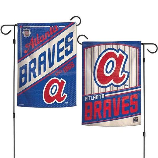  Atlanta Braves 12x18 Garden Flag Two Sided Cooperstown -  ToylandEU™