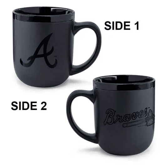  Atlanta Braves 17oz Matte Black Ceramic Coffee Mug -  ToylandEU™