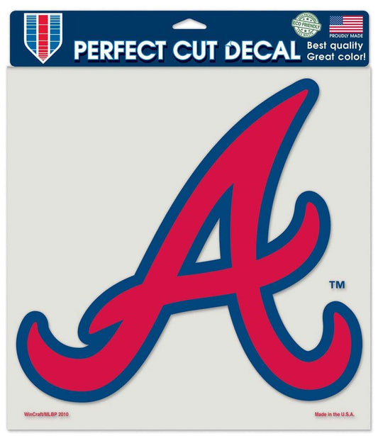 Atlanta Braves 8x8 Die Cut Color Vinyl Decal Outdoor - ToylandEU