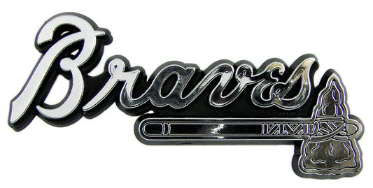Atlanta Braves Auto Emblem - Silver - ToylandEU