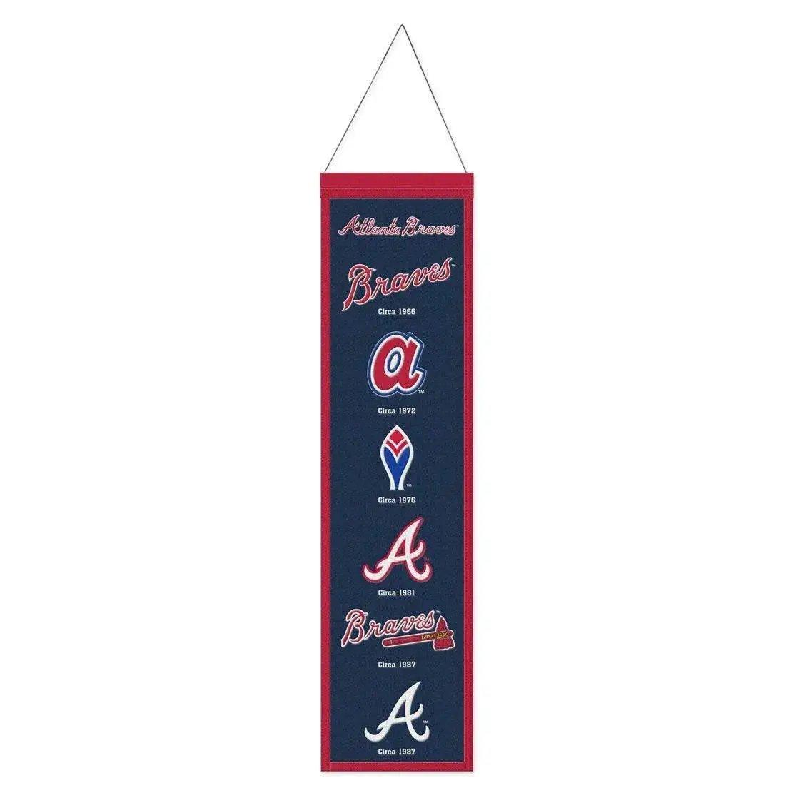  Atlanta Braves Banner Wool 8x32 Heritage Evolution Design -  ToylandEU™