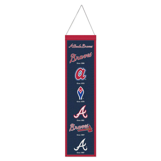 Atlanta Braves Banner Wool 8x32 Heritage Evolution Design - ToylandEU