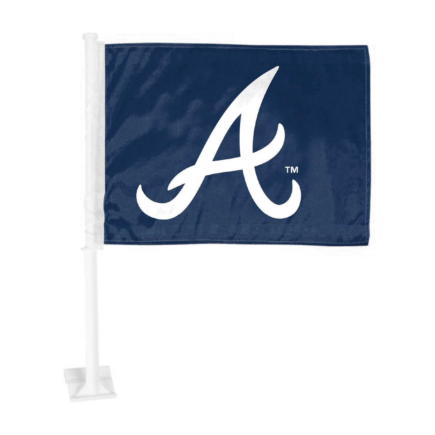 Atlanta Braves Car Flag Primary Logo Nylon Clip Durable - ToylandEU