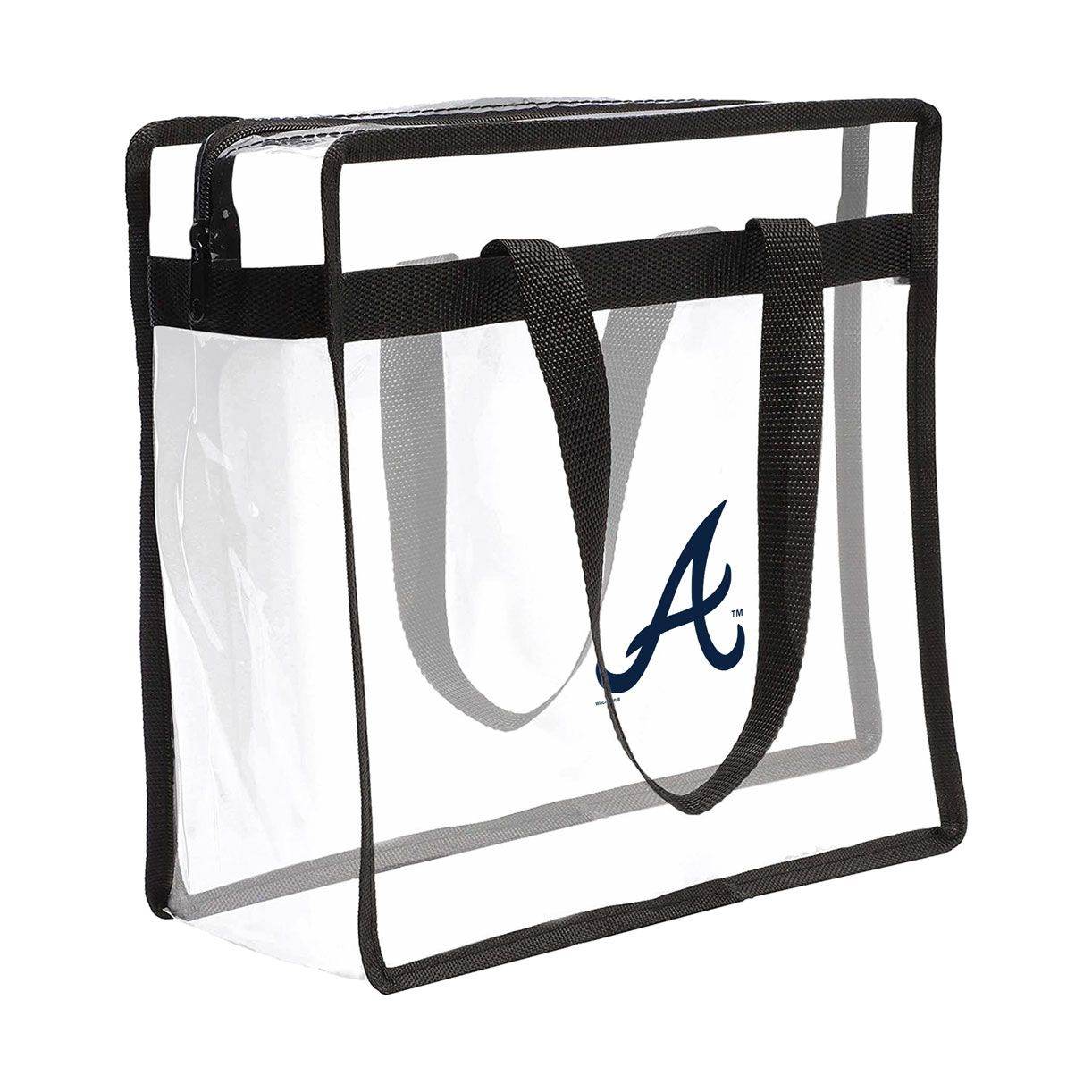 Atlanta Braves Clear Stadium Tote Bag PVC Weatherproof - ToylandEU