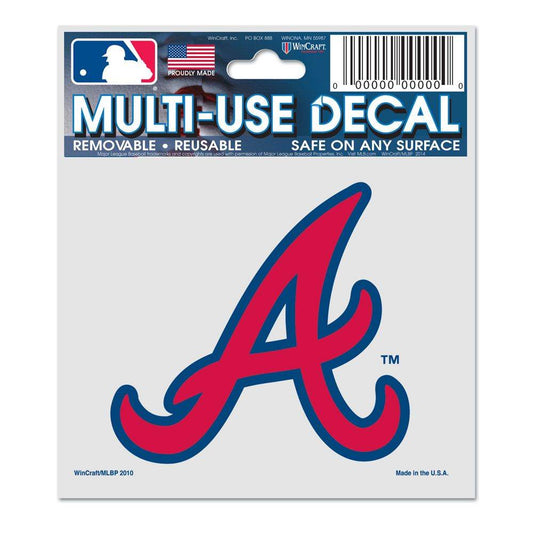Atlanta Braves Decal 3x4 Multi Use Outdoor Vinyl Durable - ToylandEU