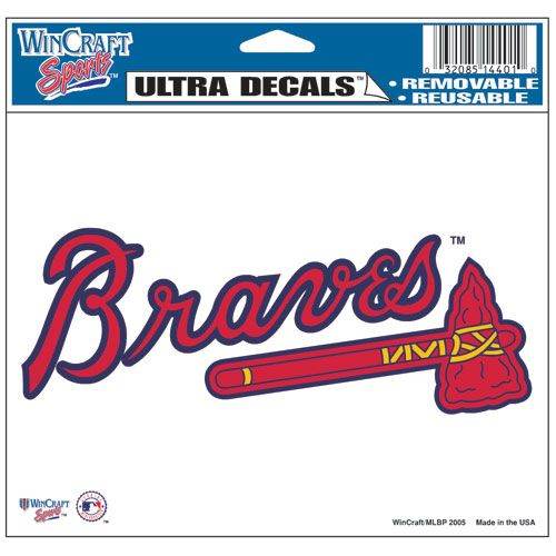 Atlanta Braves Decal 5x6 Ultra Color - ToylandEU