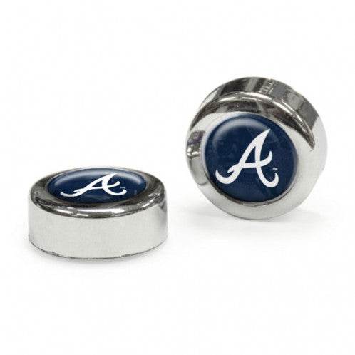 Atlanta Braves Domed Screw Caps For License Plate Two Piece - ToylandEU