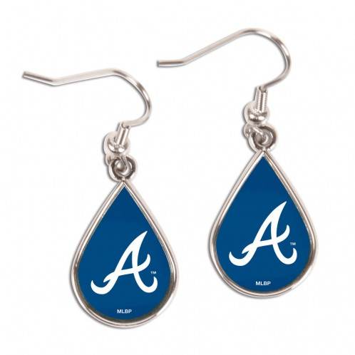 Atlanta Braves Earrings Tear Drop Style Special Order - ToylandEU