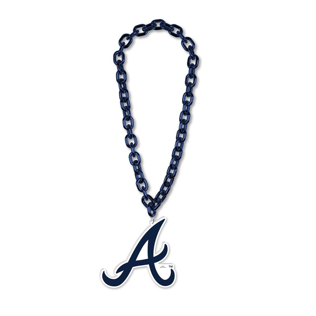 Atlanta Braves Foam Logo Necklace 38 Inch Fan Chain - ToylandEU