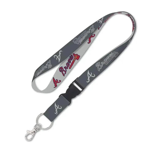  Atlanta Braves Lanyard With Detachable Buckle Charcoal -  ToylandEU™