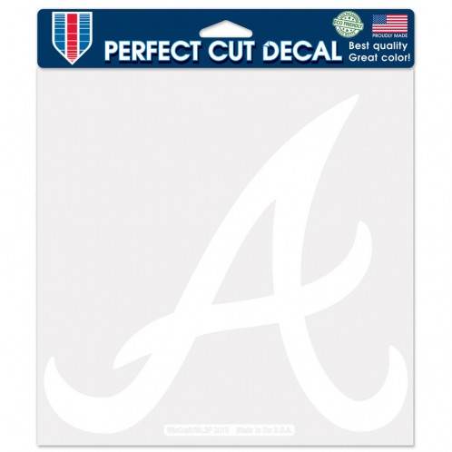Atlanta Braves Official Die Cut White 8x8 Vinyl Decal A - ToylandEU