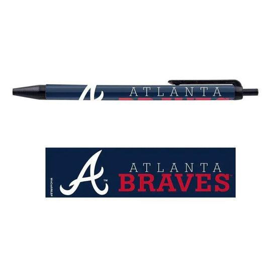  Atlanta Braves Pens Set Five Pack Wincraft Black Ink Office -  ToylandEU™