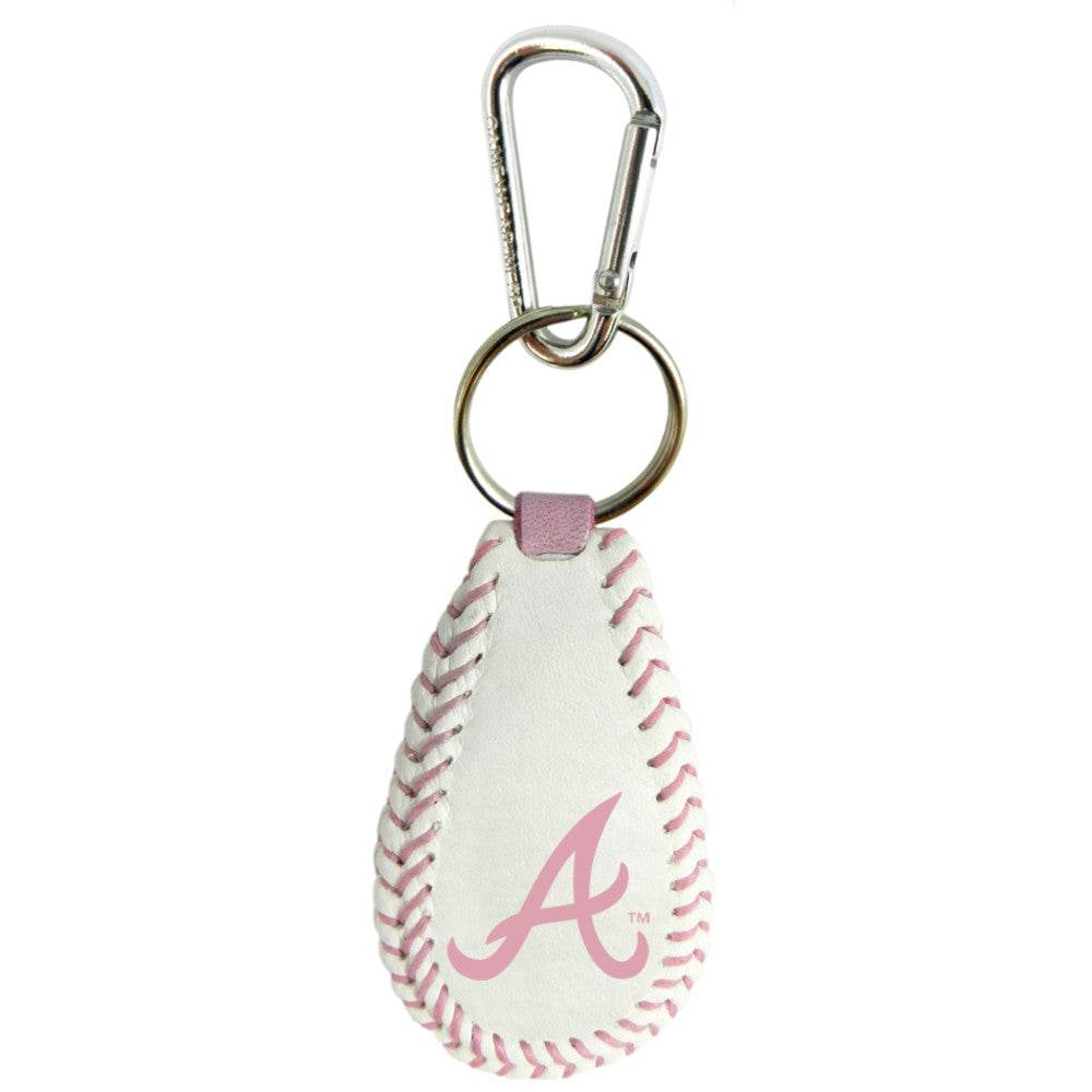Atlanta Braves Pink Baseball Keychain GameWear Official - ToylandEU