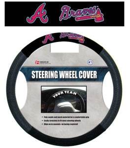 Atlanta Braves Steering Wheel Cover Mesh Style CO - ToylandEU