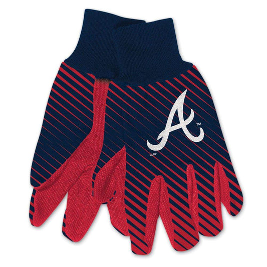 Atlanta Braves Two Tone Gloves Adult Size Warm Winter - ToylandEU
