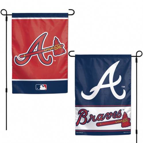 Atlanta Braves TwoSided Garden Flag 12x18 Polyester WinCraft - ToylandEU