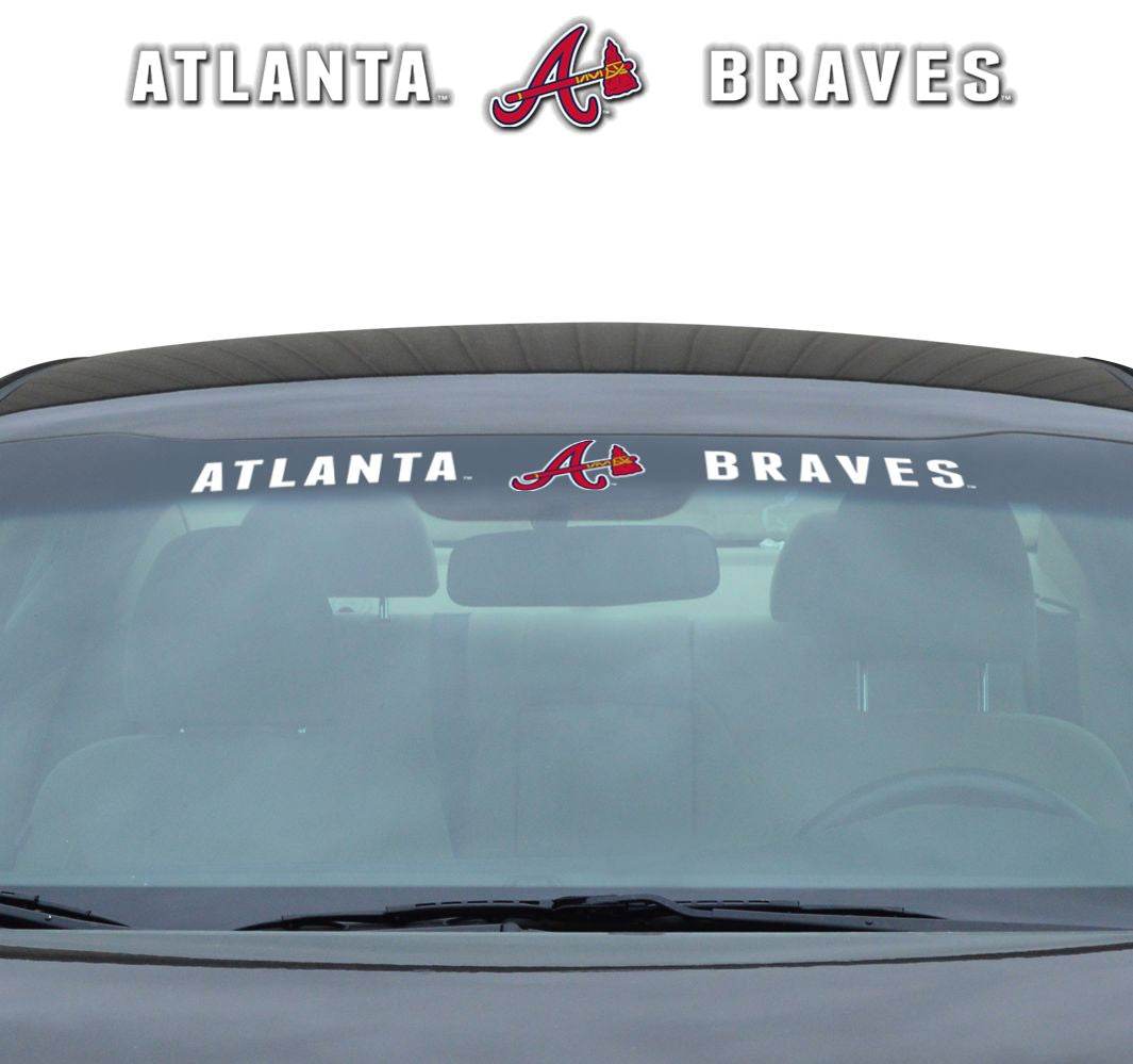 Atlanta Braves Windshield Decal 35x4 Universal Fit - ToylandEU