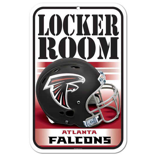 Atlanta Falcons 11x17 Plastic Locker Room Sign Design - ToylandEU