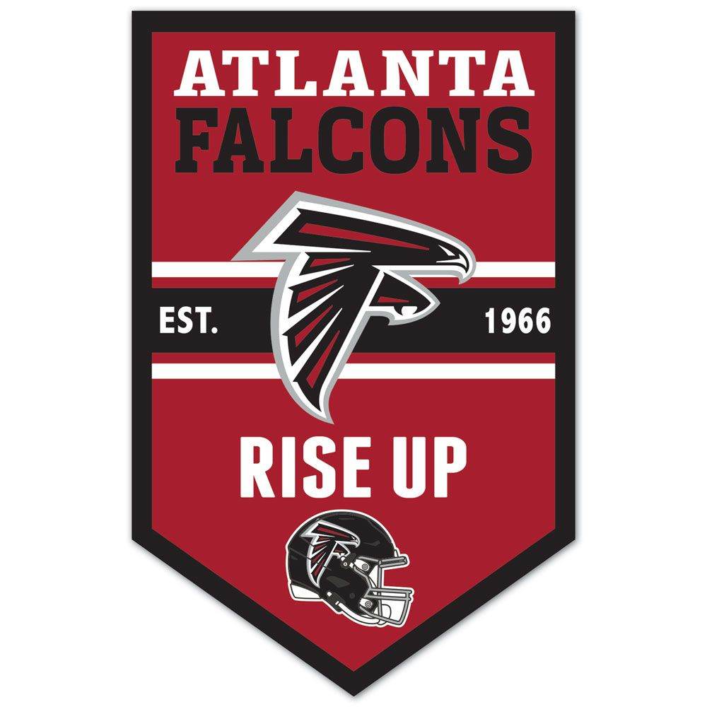 Atlanta Falcons 11x17 Wood Chevron Sign For Game Room - ToylandEU