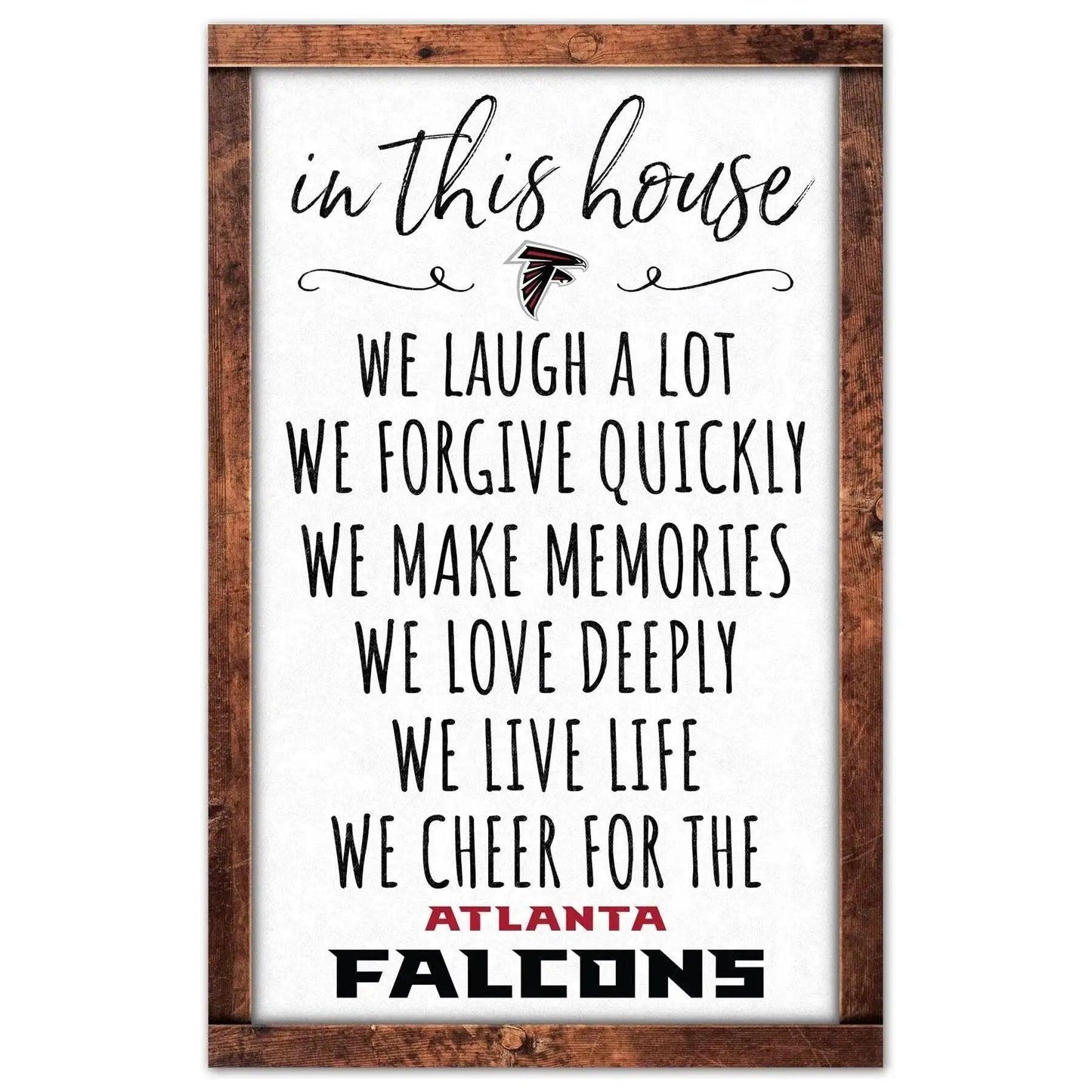  Atlanta Falcons 11x17 Wood Sign Wall Art For Home Decor -  ToylandEU™