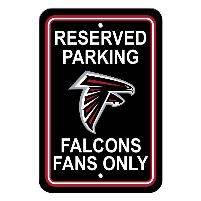 Atlanta Falcons 12x18 Plastic Reserved Parking Sign CO - ToylandEU