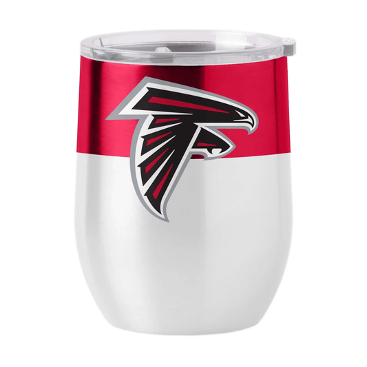 Atlanta Falcons 16oz Stainless Steel Travel Tumbler Curved - ToylandEU