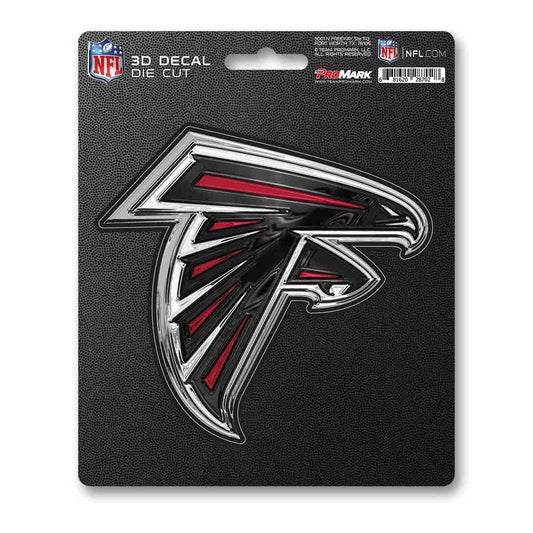 Atlanta Falcons 3D Die Cut Decal 5x8 Inch Team Mats - ToylandEU
