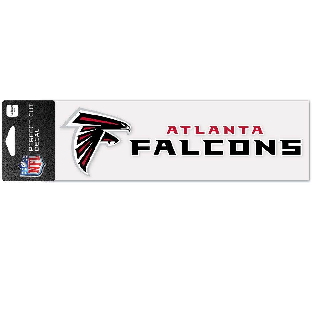 Atlanta Falcons 3x10 Perfect Cut Wordmark Vinyl Decal - ToylandEU