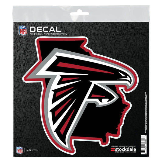 Atlanta Falcons 6x6 All Surface State Shape Decal Official - ToylandEU