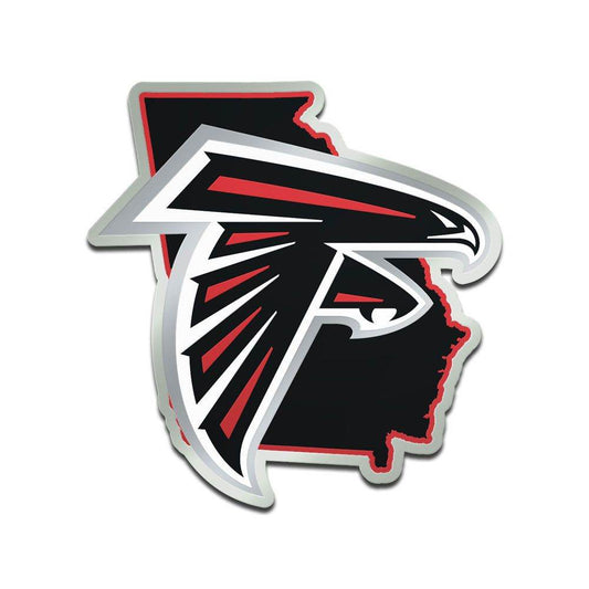 Atlanta Falcons Auto Emblem Acrylic Georgia State Shape - ToylandEU