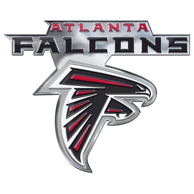 Atlanta Falcons Auto Emblem Color Alternate Logo Vehicle - ToylandEU