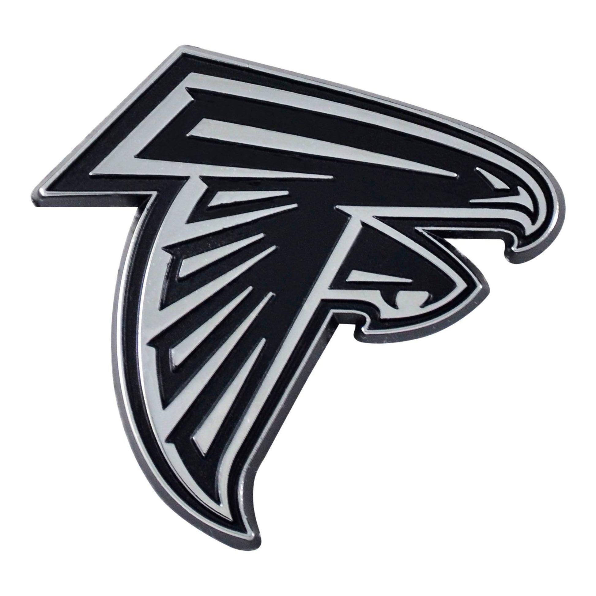 Atlanta Falcons Auto Emblem Premium Metal Chrome Badge - ToylandEU