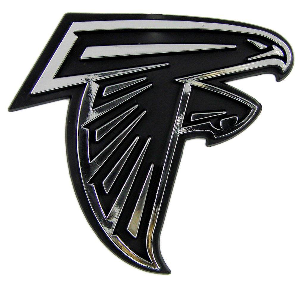 Atlanta Falcons Auto Emblem - Silver - ToylandEU