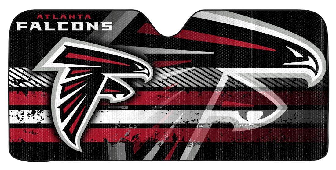 Atlanta Falcons Auto Sun Shade 59 By 27 Inches Reflective - ToylandEU